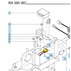 PLATINE ÉLECTRONIQUE PI7CE N°1 SUR L ÉCLATÉ.